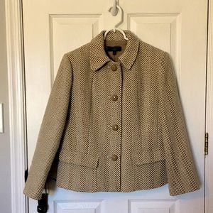 Jacket. Talbots size 12p Three buttons on sleeves, two pockets on front